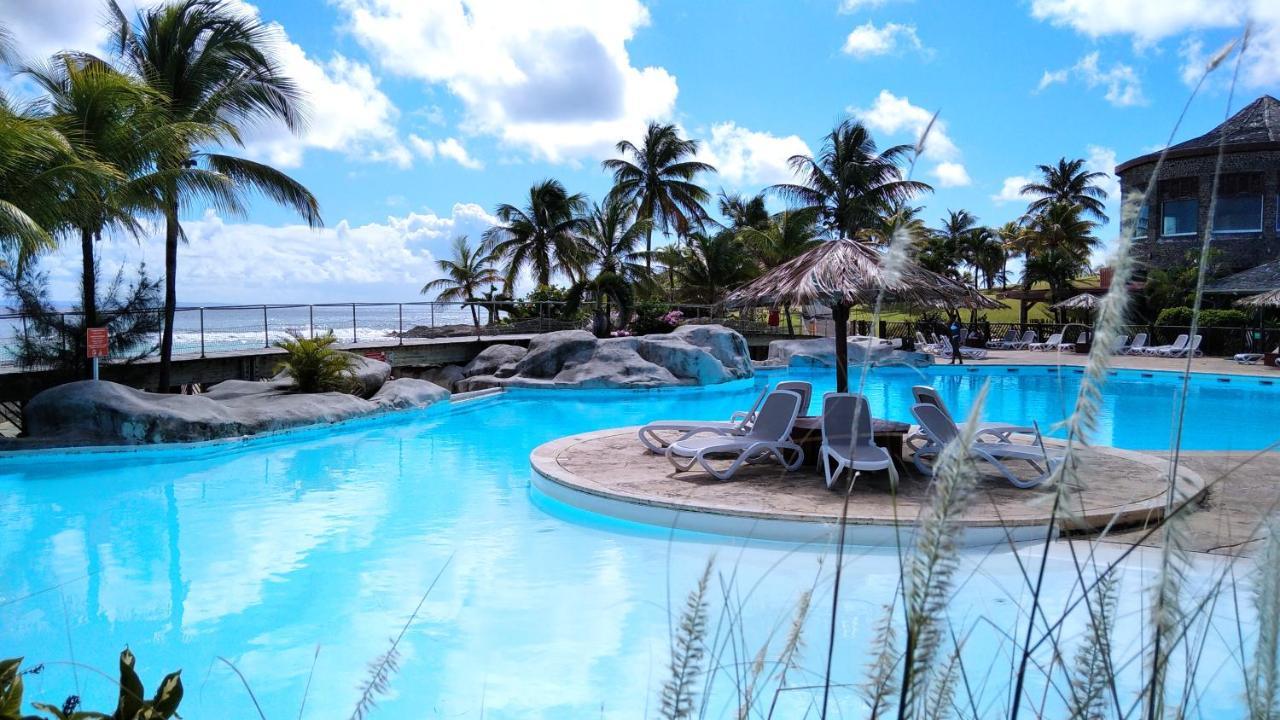 Studio Avec Grande Piscine, Plage Cannelle Caraibes Saint-Francois  Luaran gambar